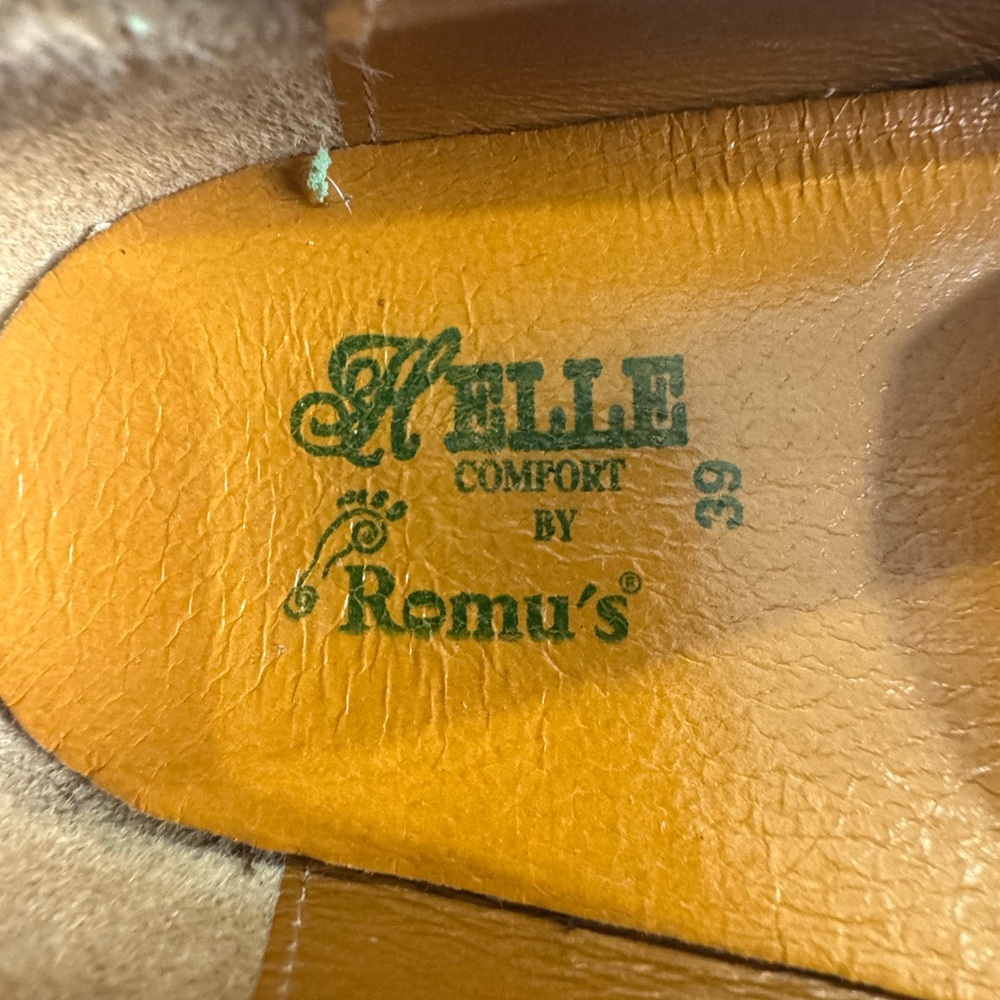 Helle Comfort Remu’s Black Croc Embossed Comfort Loafers Women’s 8.5 - Picture 9 of 9